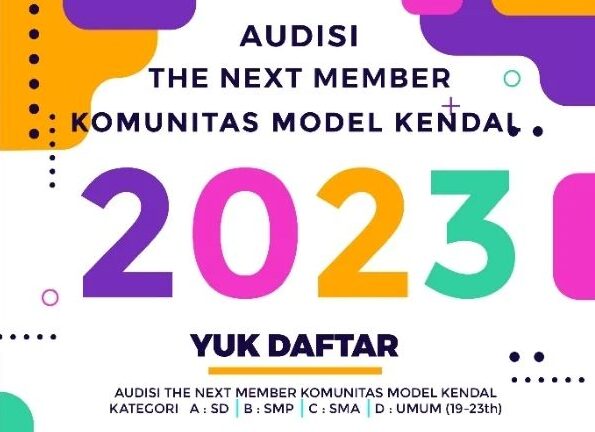 AUDISI THE NEXT MEMBER KOMUNITAS MODEL KENDAL 2023