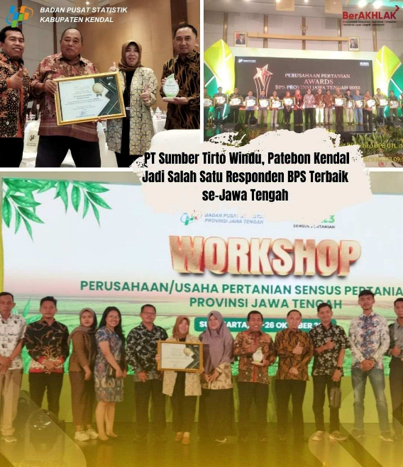 Responden BPS Terbaik se-Jawa Tengah: PT Sumber Tirto Windu Patebon Kendal